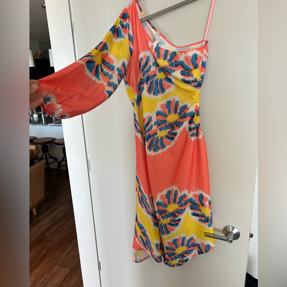 Never worn Anthropologie one shoulder dress